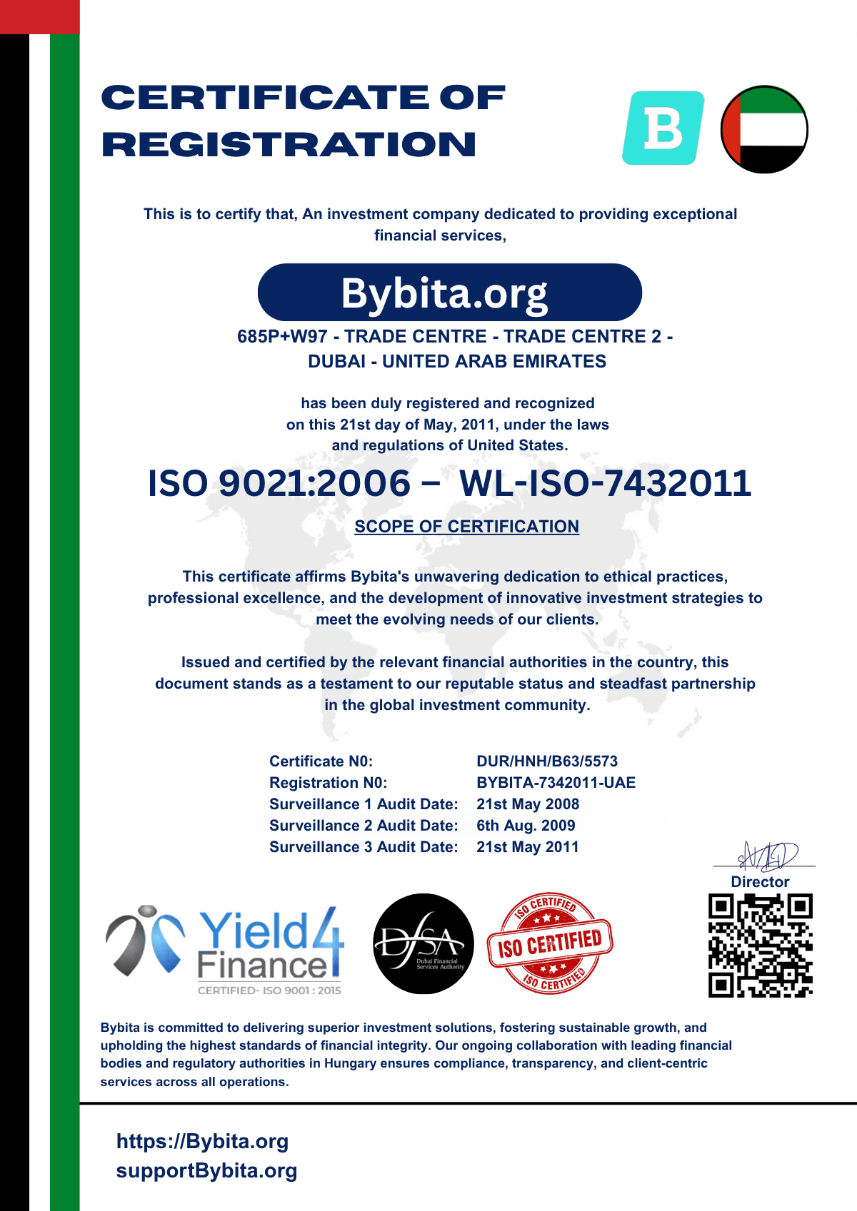 Company Certification